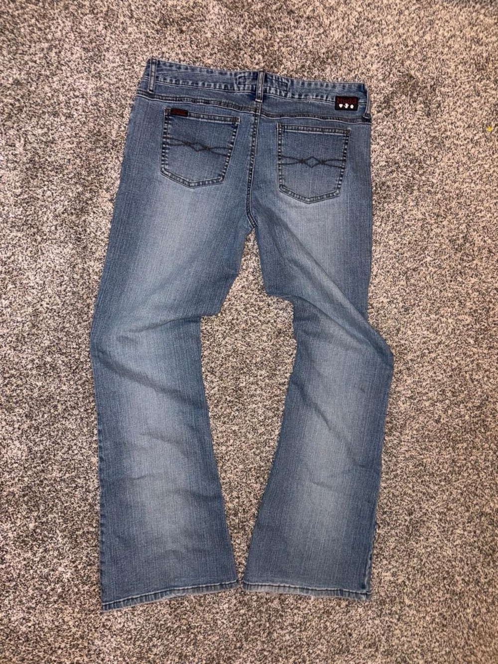 Vintage Y2K Blue Denim Low Rise Bootcut Jeans